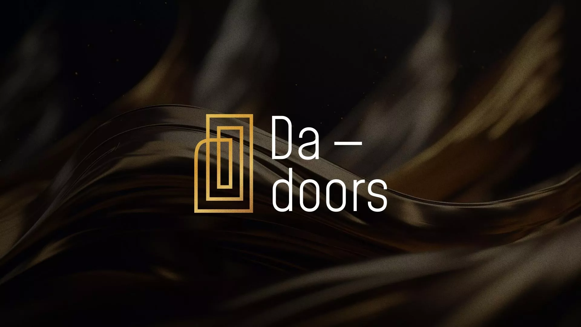 Разработка логотипа для компании «DA-DOORS» в Болотном